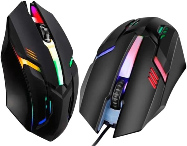 Mouse Gamer Usb Led Rgb 1200DPI Exbom - MS-62